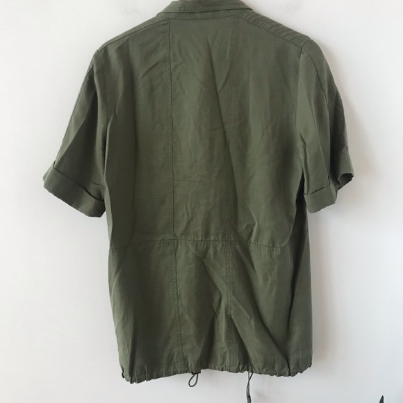 Mural military inspired short sleeved jacket - Picture 3 of 13